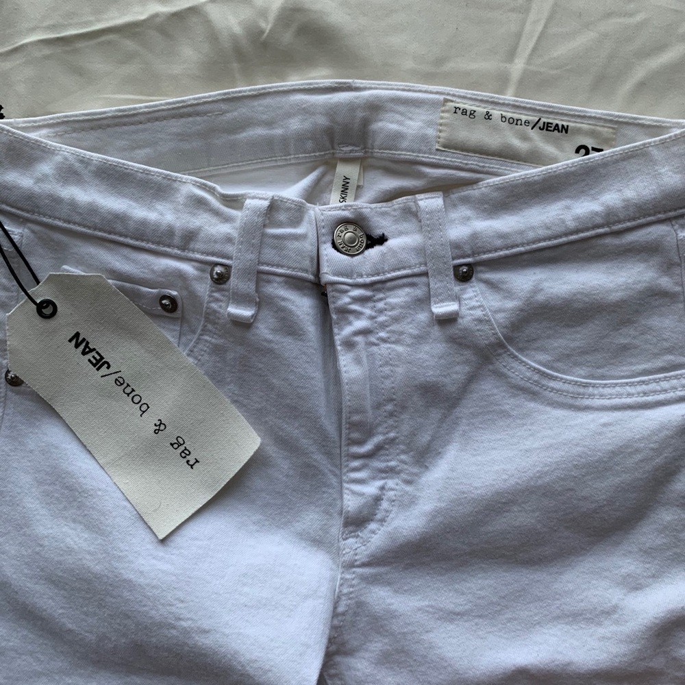 NWT rag & bone white jeans